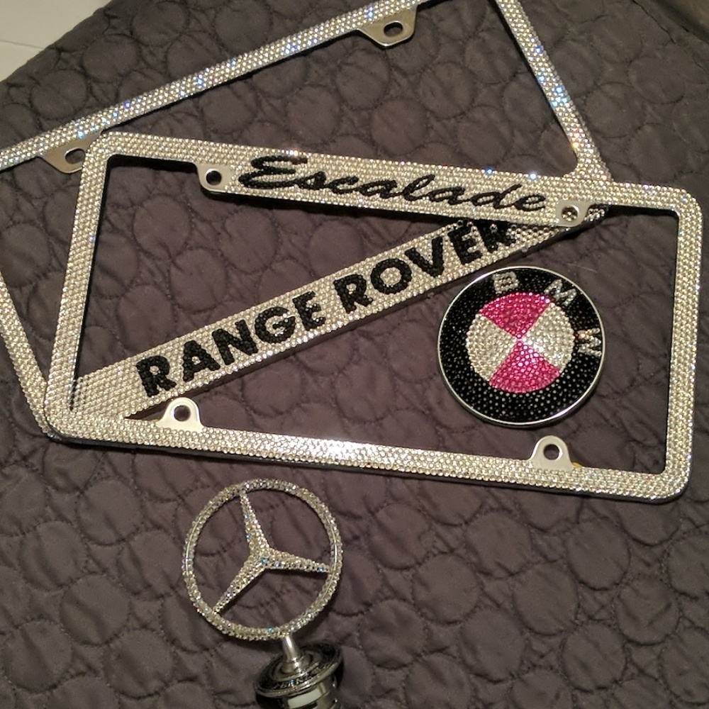 Range Rover Escalade & BMW emblems and crystals